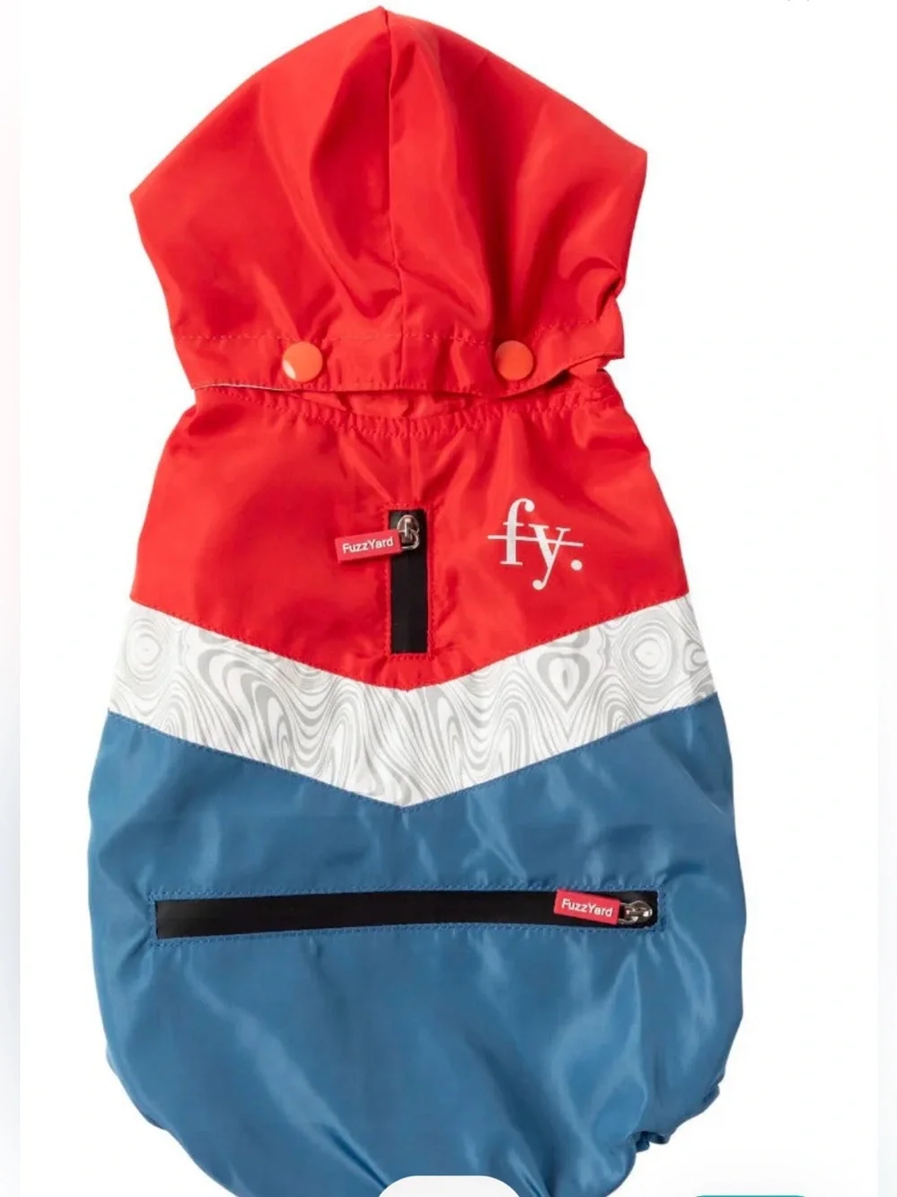 NWT Fuzzyard THE SEATTLE JACKET - RED/BLUE size 4